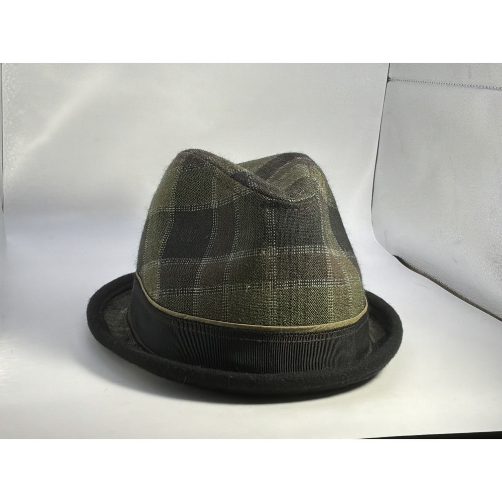Goorin Brothers Bad Shot Johnny Plaid Black Band Size Medium